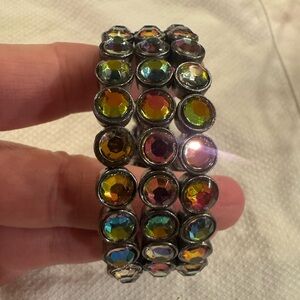 Multicolor Crystal Stretch Bracelet